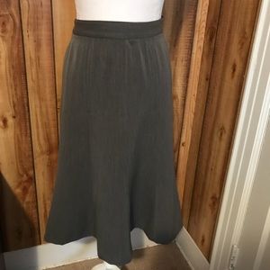 Gray A-Line Skirt